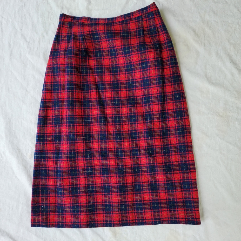 Pendleton Plaid Skirt
